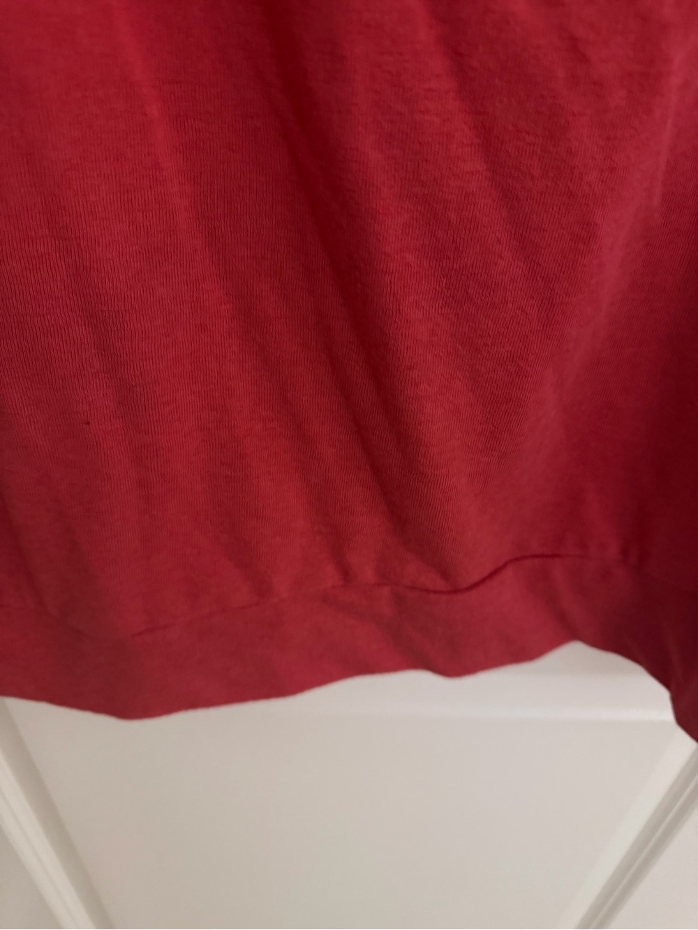 LOFT Red Sleeveless Crewneck Muscle Top - Picture 2 of 3